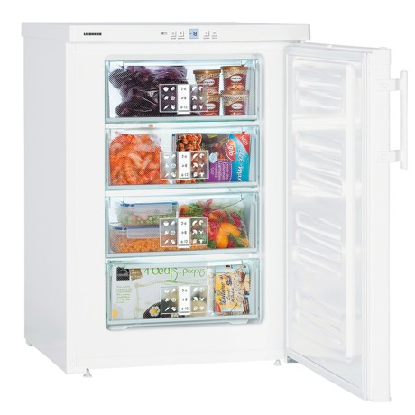 Congelator Liebherr GP 1486,103 L, SmartFrost, Control taste, Display, SuperFrost, 4 sertare, H 85.1 cm, Alb